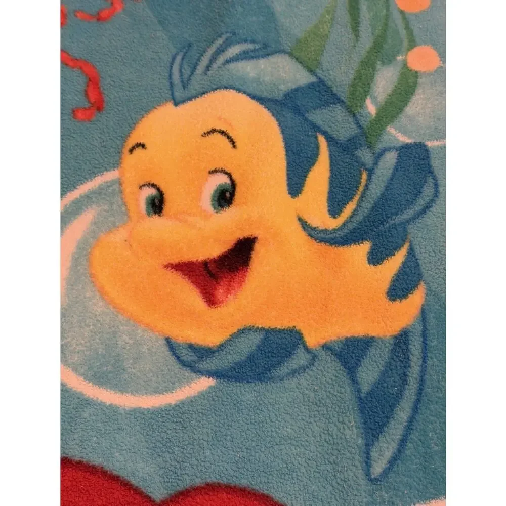 Disney Ariel The Little Mermaid Fleece Throw Blanket Northwest 60” X 42” 3765/20